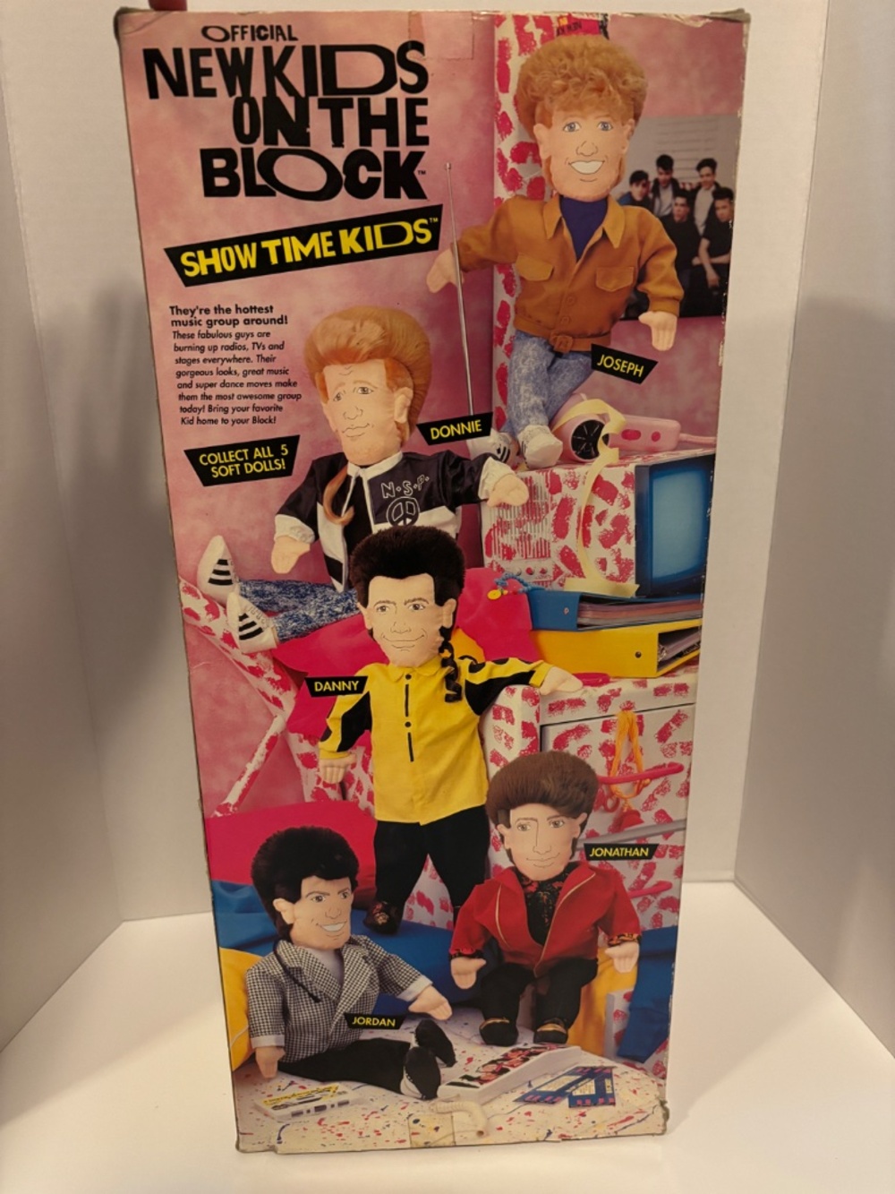 1990 New Kids on the Block Plush Dolls (Lot of 3)